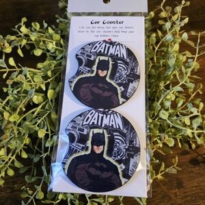 Batman Car Coaster Set - Black and Gray